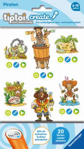  tiptoi® CREATE Sticker Piraten | Sonstiges |  Sack Fachmedien