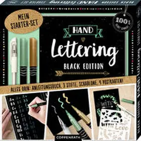  Mein Handlettering Starter-Set Black Edition | Sonstiges |  Sack Fachmedien
