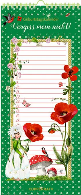  Immerwährender Geburtstagskalender - Vergiss mein nicht! - Edition Barbara Behr | Sonstiges |  Sack Fachmedien