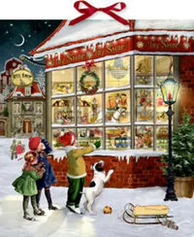  Wand-Adventskalender - Vor dem Spielzeugladen | Sonstiges |  Sack Fachmedien
