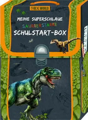  Meine superschlaue saurierstarke Schulstart-Box (T-Rex World) | Buch |  Sack Fachmedien