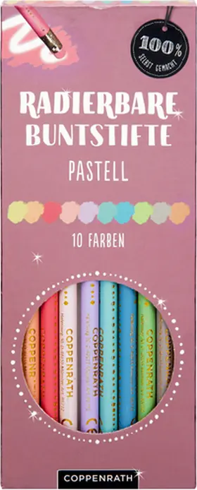 Radierbare Buntstifte Pastell | Sonstiges |  Sack Fachmedien