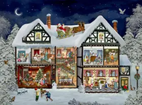  A3-Wand-Adventskalender - Im Adventshaus | Sonstiges |  Sack Fachmedien
