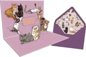  Pop-up-Grußkarte - I love Cats | Sonstiges |  Sack Fachmedien