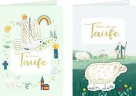Grußkarten-Set - Zu deiner Taufe / Alles Gute zur Taufe | Sonstiges | 405-000397357-9 | www.sack.de