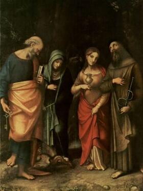 Correggio - Vier Heilige, von links: Hl. Petrus, Hl. Martha, Hl. Maria Magdalena, Hl. Leonhard - 500 Teile (Puzzle) | Sonstiges | 406-206932205-5 | sack.de