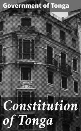 Tonga |  Constitution of Tonga | eBook | Sack Fachmedien