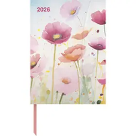 Neumann |  Bright Flowers 2026 - Diary - Buchkalender - Taschenkalender - 16x22 | Sonstiges |  Sack Fachmedien