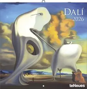 Neumann |  NEUMANNVERLAGE - Dali 2026 Broschürenkalender, 30x30cm, Wandkalender mit ausgewählten Kunstwerken von Dli, internationalen Feiertagen und Mondphasen, viel Platz für Notizen | Sonstiges |  Sack Fachmedien