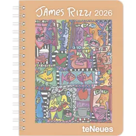 Neumann |  James Rizzi 2026 - Diary - Buchkalender - Taschenkalender - Kunstkalender - 16,5x21,6 | Buch |  Sack Fachmedien