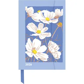 Neumann |  Kat Menschik - Flowers 2026 - Cosmeas - Diary - Buchkalender - Taschenkalender - 10x15 | Buch |  Sack Fachmedien