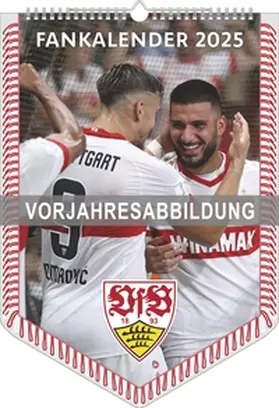 Neumann |  VfB Stuttgart 2026 - Bannerkalender - Fan-Kalender - Fußball-Kalender - 29,7x42 - Sport | Sonstiges |  Sack Fachmedien