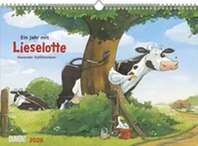  Die Kuh Lieselotte 2026 - Erfunden und illustriert von Alexander Steffensmeier - Wandkalender für Kinder - Format 42 x 29,7 cm | Sonstiges |  Sack Fachmedien