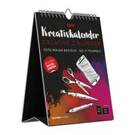  Kreativkalender Tischaufsteller hoch schwarz 2027 | Sonstiges |  Sack Fachmedien