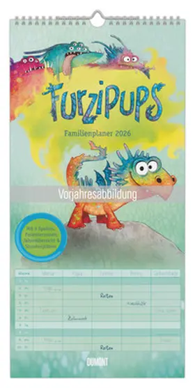  Familienplaner Furzipups der Knatterdrache 2027 | Sonstiges |  Sack Fachmedien