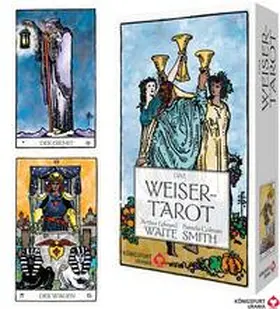 Waite |  Das Weiser-Tarot - Tarot von A.E. Waite in den ursprünglichen Aquarellfarben (78 Karten illustriert von Pamela Colman Smith mit Booklet) | Buch |  Sack Fachmedien