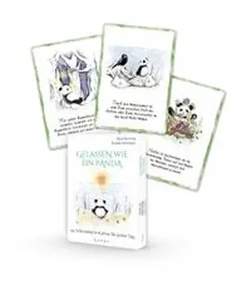 Long / Schweppe |  Gelassen wie ein Panda. 44 Achtsamkeits-Karten für jeden Tag | Buch |  Sack Fachmedien