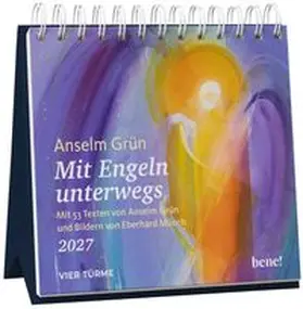 Grün / Münch | Wochenkalender 2027: Mit Engeln unterwegs | Sonstiges | 425-169390520-2 | www.sack.de