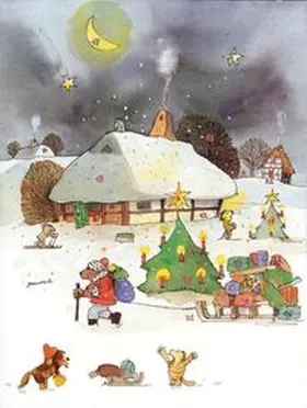  Janoschs Adventskalender Weihnachtsschlitten | Sonstiges |  Sack Fachmedien