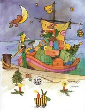  Janoschs Adventskalender Weihnachtsschiff | Sonstiges |  Sack Fachmedien
