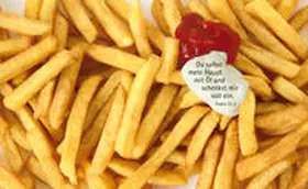  Vesperbrettchen / Frühstücksbrettchen Pommes | Sonstiges |  Sack Fachmedien