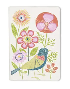  Notizbuch bestickt, Design Garten | Buch |  Sack Fachmedien