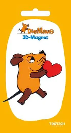  Trötsch Die Maus 3D-Magnet Maus mit Herz | Sonstiges |  Sack Fachmedien
