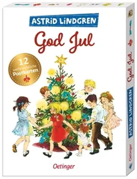 Lindgren |  Astrid Lindgren. God Jul. 12 wunderschöne Weihnachtskarten zum Verschicken | Sonstiges |  Sack Fachmedien