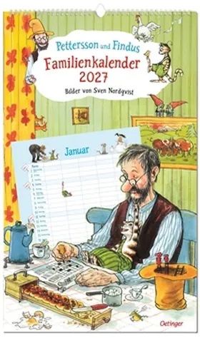 Nordqvist |  Pettersson und Findus. Familienkalender 2027 | Sonstiges |  Sack Fachmedien