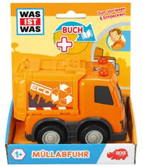 Dickie Spielzeug GmbH & Co. KG / Braun / Stiefenhofer |  WAS IST WAS Dickie Toys Müllabfuhr. Set (Fahrzeug + Buch) | Buch |  Sack Fachmedien