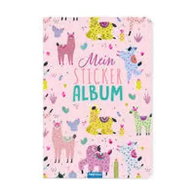  Trötsch Mein Stickeralbum Lama Stickerbuch | Buch |  Sack Fachmedien