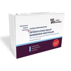 Kues |  Assessor Karteikarten ÖR NRW - Die verwaltungsbehördliche Entscheidung & Anwaltsklausur | Sonstiges |  Sack Fachmedien