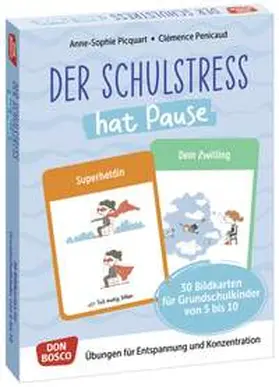 Picquart |  Der Schulstress hat Pause. 30 Bildkarten für Grundschulkinder von 6 bis 10 | Buch |  Sack Fachmedien