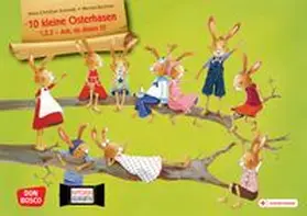 Schmidt |  10 kleine Osterhasen. 1,2,3 - Ach, du dickes Ei! Kamishibai Bildkartenset | Buch |  Sack Fachmedien