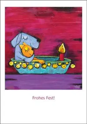  Miri - Frohes Fest, Boot - Briefkarte ohne Umschlag | Sonstiges |  Sack Fachmedien
