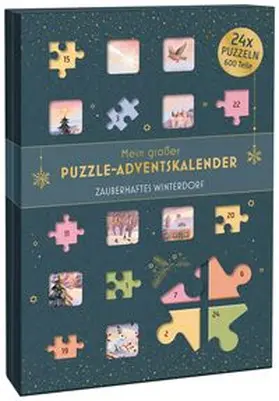  Mein großer Puzzle-Adventskalender - Zauberhaftes Winterdorf | Sonstiges |  Sack Fachmedien