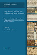  Early Readers, Scholars and Editors of the New Testament | eBook | Sack Fachmedien