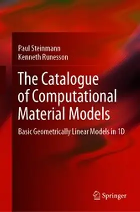 Steinmann / Runesson |  The Catalogue of Computational Material Models | eBook | Sack Fachmedien