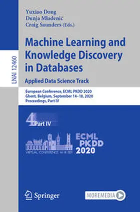 Dong / Mladenic / Mladenic |  Machine Learning and Knowledge Discovery in Databases: Applied Data Science Track | eBook | Sack Fachmedien