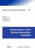 Fleischhauer / Latrouite / Osswald |  Explorations of the Syntax-Semantics Interface | eBook | Sack Fachmedien