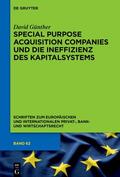 Günther |  Special Purpose Acquisition Companies und die Ineffizienz des Kapitalsystems | eBook | Sack Fachmedien