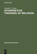 Crosby |  Interpretive Theories of Religion | eBook | Sack Fachmedien