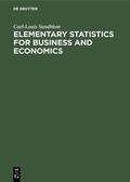 Sandblom |  Elementary Statistics for Business and Economics | eBook | Sack Fachmedien