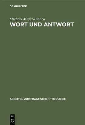 Meyer-Blanck |  Wort und Antwort | eBook | Sack Fachmedien