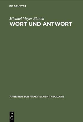 Meyer-Blanck | Wort und Antwort | E-Book | sack.de