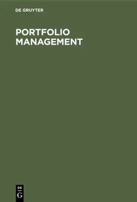 [unknown] |  Portfolio Management | eBook | Sack Fachmedien