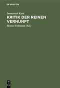 Kant / Erdmann |  Kritik der reinen Vernunft | eBook | Sack Fachmedien