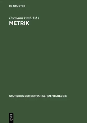 Paul |  Metrik | eBook | Sack Fachmedien