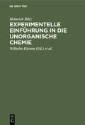 Biltz / Klemm / Fischer |  Experimentelle Einführung in die unorganische Chemie | eBook | Sack Fachmedien