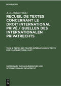 Makarov |  Textes des Traités Internationaux/ Texte der Staatsverträge | eBook | Sack Fachmedien